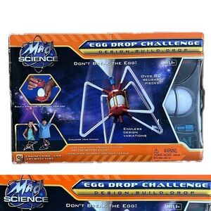 🥚🆕 Mad Science Egg Drop Challenge Kit NEW IN OPEN BOX Sealed Parts | STEM